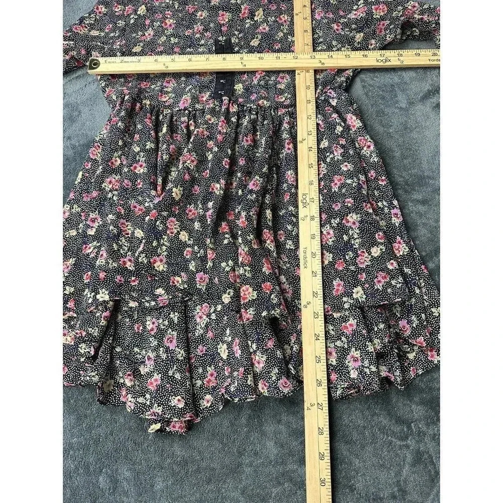 Pins and Needles Boho Multicolor Floral Tunic Babydoll Top Size XS - Picture 6 of 16